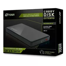 Carry Disk 2.5 Case Disco Rigido Externo Usb Noga Sata Mdp