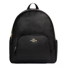 Mochila Cuero Dama Coach Original Court 5666 Black