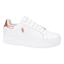 Tenis Casual Urbano Hpc Polo 917 Blanco Original