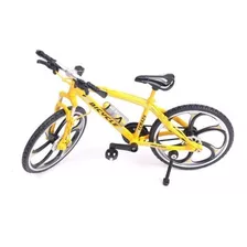 Bicicleta Metálica De Montaña Colección 18cm Escala 1:8