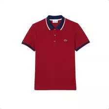 Camisa Polo Regular Fit Em Algodão Gola Contrastante