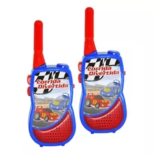 Brinquedo Radio Comunicador Walkie Talkie Corrida Divertida