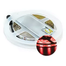 Tira Led Flexible 5050 Ip33 12v 5 Metros 1n Luz Rojo