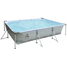 Piscina Safari Rectangular Steel Frame 3.0x2.1x0.65 Mts Full