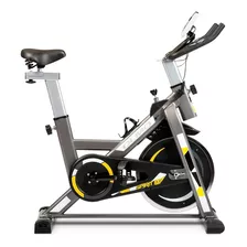 Bicicleta Fija Olmo Indoor Spirit 100 Spinning Gris Y Negro Estatica Profesional