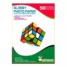 Papel Fotografico Glossy Brillante A4 De 200gr/50 Hojas
