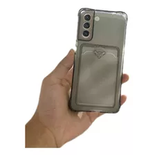 Capinha Compatível Com Samsung Galaxy S21 Fe --porta Cartão