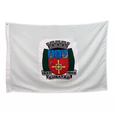 Bandeira Da Cidade De Cubatão Sp 3panos (1,92x1,35) Bordada