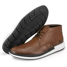 Bota Couro Kildare Scott Malte Masculino Marrom - Conforto