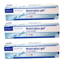 Paquete 3 Piezas Nutriplus Gel 120g Virbac