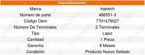 Bobina Encendido 607 6cil 2.9l 06_08 Injetech 8340185 Foto 3