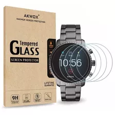 Protector De Pantalla Para Fossil Q Explorist Hr Gen (4 U...