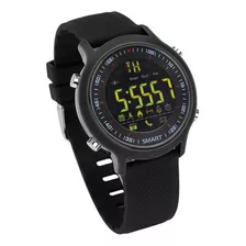 Reloj Inteligente Smartwatch Deportivo Sumergible Bluetooth Malla Negro