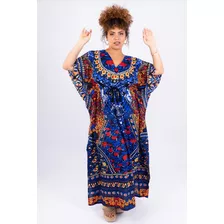 Vestido Kaftan Indiano Longo Gg G1 Plus Size Linha Premium I