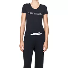 Pijama Calvin Klein Inverno Meia Manga Calça Longa -original