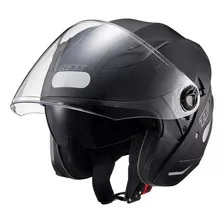 Capacete Texx Ugello Solido Preto Fosco Esportivo Aberto