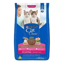 Alimento Cat Chow Defense Plus Para Gato Desde Cedo Sabor Frango E Leite Em Sacola De 10.1kg