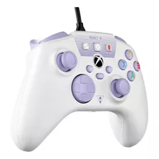 Control Alambrico Turtle Beach React-r ::.. Blanco Xbox Color Blanco/púrpura