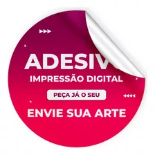 1000 Adesivo Rótulo Em Vinil Personalizado 5x5 Cm