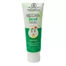 Máscara Facial Peel Off Pepino Refrescante Tonificante 50g