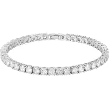 Pavoi 14k Gold Plated Cubic Zirconia Classic Tennis Bracelet