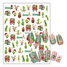 Sticker Navidad Grinch Wg959 Pop Finger