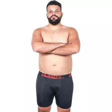 10 Cueca Box Longa Plus Size Não Enrola Na Perna Gg/xgg/xxgg