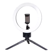 Iluminador Ring Light Rl07 10w Diametro 23cm Suporte Celular