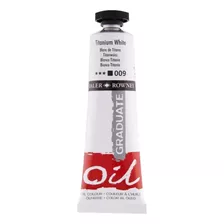 Oleo Daler Rowney Graduate Oil 38ml - Color Del Óleo #009 Blanco Titanio