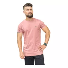 Camiseta Masculina Lisa Camisas Slim 100% Algodão Atacado 