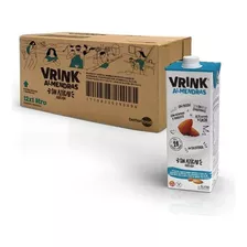 Leche De Almendras Vrink Sin Azúcar Pack X12 De 1 Litro