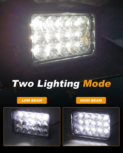 Faro Led De 4 X 6 Pulgadas Para Dodge Dakota 1988-1995 Foto 4