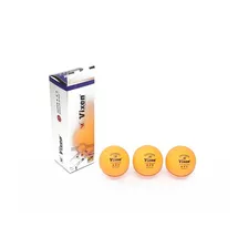 Set 3 Pelotas De Ping Pong Vixen 3 Estrellas Naranjo