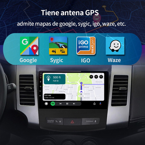 Auto Radio Estreo Android Gps Para Mitsubishi Outlander Foto 5