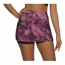 Short Saia Estampado Fitness Academia Sport Feminino Selene