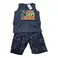 Conjunto Verão Infantil Pipa Menino Várias Estampas Tam 4