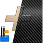 Xpo Kit De Envoltura De Logo Formal De Fibra De Carbono Negr