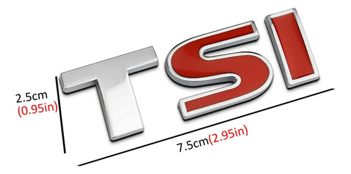 Emblema Tsi Grande Vw Seat Jetta Polo Golf Tiguan Audi Ibiza Foto 2