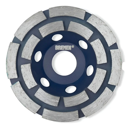 Disco Muela Diamantada Doble Astra 4 PuLG Bremen 7929 Dgm Azul