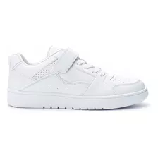 Zapatilla Total Blanca Con Velcro Tout Mujer Atomik