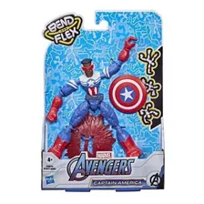 Capitão América Sam Wilson - Bend & Flex - Avengers - Hasbro