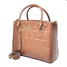 Bolsa Grande Shopbag Dubai Living Cor Marrom