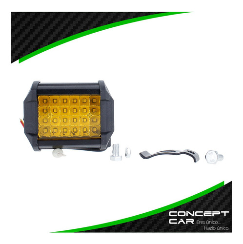 Par Faros 24 Led Auxiliar Dually Con Estrobo 4x4 72w F1 Foto 6