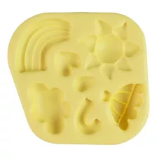 Molde De Silicone Para Biscuit - Chuva De Amor