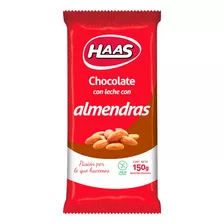 Haas Chocolate Con Almendras 150 Gr
