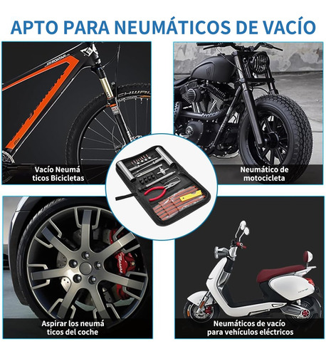 Estuche De Lujo De Reparacin Emergencia Llantas Autos Motos Foto 2