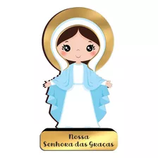 Enfeite De Mesa Santinhos Baby Infantil Mdf 23 Cm Católico
