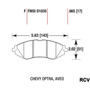 Balatas Disco  Trasera Para Chevrolet Optra   2005