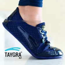 Sapatilha Taygra Azul Marinho - Dança De Salao 