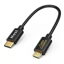 Usb C A Micro Usb, Cablecreation Usb Tipo C Para Micro Usb 2